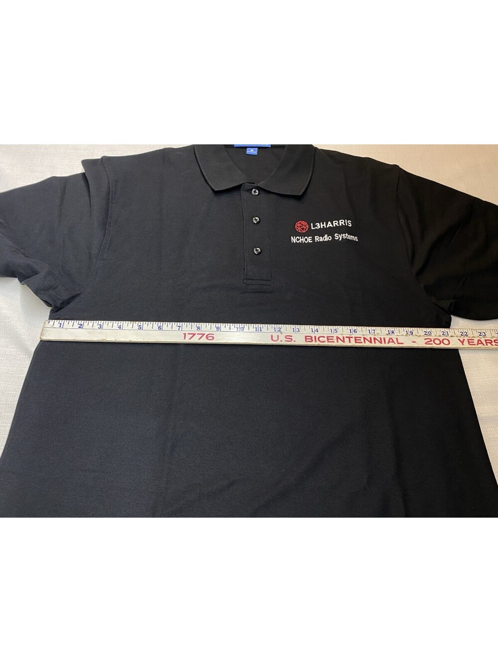 Port Authority® EZCotton™  Polo Medium Black NEW!!! Logo Radio Systems - Picture 2 of 9